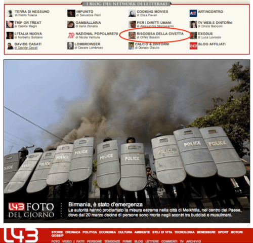 La Riscossa della Civetta su Lettera43