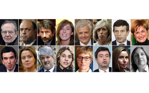 La squadra di Renzi, 16 ministri metà donne